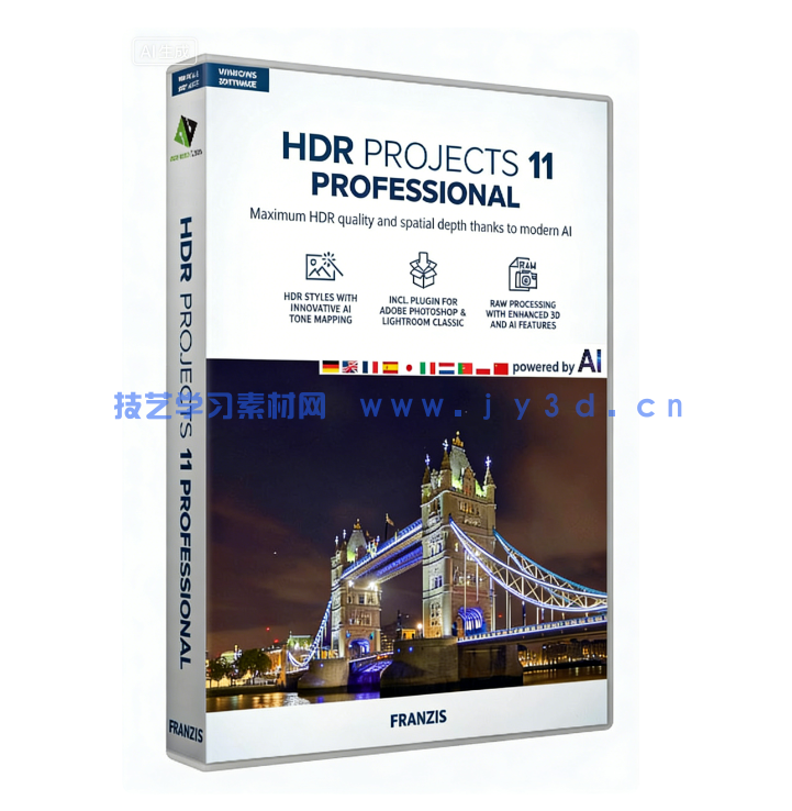  Franzis AI Filter人工智能图像处理软件V2.23.04374版(图1)