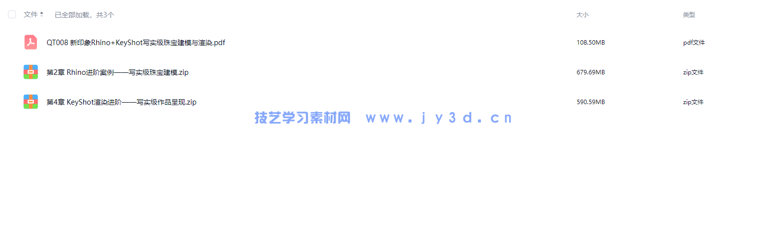 新印象Rhino+KeyShot写实级珠宝建模与渲染(图2)