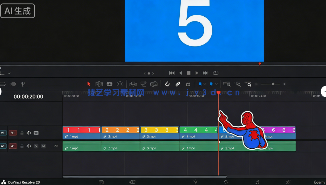 DaVinci Resolve 20视频剪辑零基础入门训练(图3)