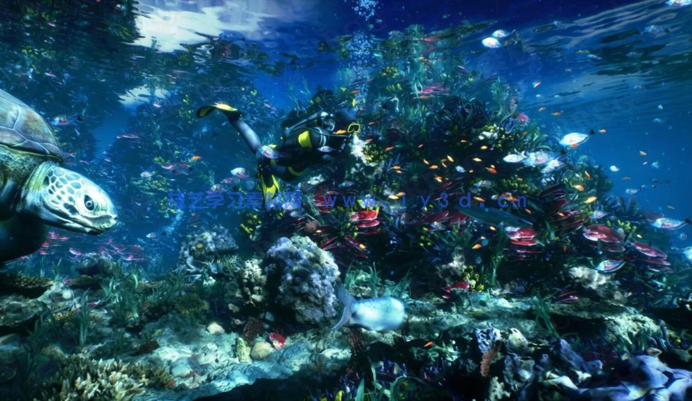  水下世界场景生成工具UE游戏素材(图3)