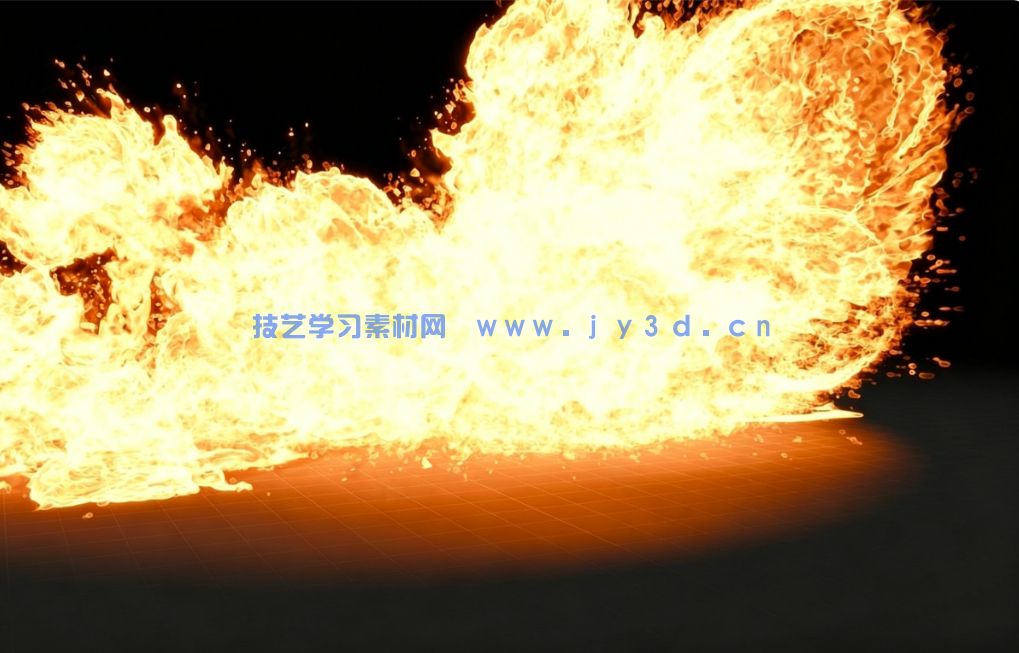 11种爆炸火焰特效资源包UE游戏素材(图11)