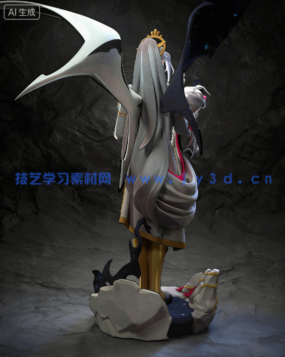 [3D打印人物] 卡俄斯Chaos《哈迪斯》游戏角色雕刻手办3D打印模型(图6)