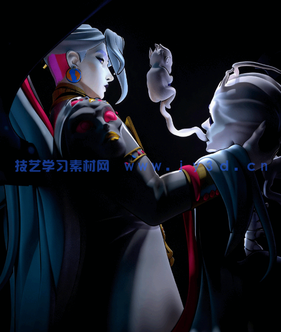 [3D打印人物] 卡俄斯Chaos《哈迪斯》游戏角色雕刻手办3D打印模型(图11)