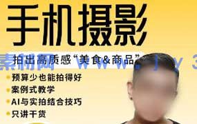 金大力能变现的手机静物摄影系统课2025年（画质清晰无素材）