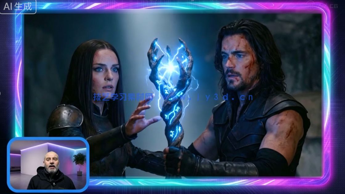 【中文字幕】国外大神电影级AI短片系统化训练视频教程(图2)