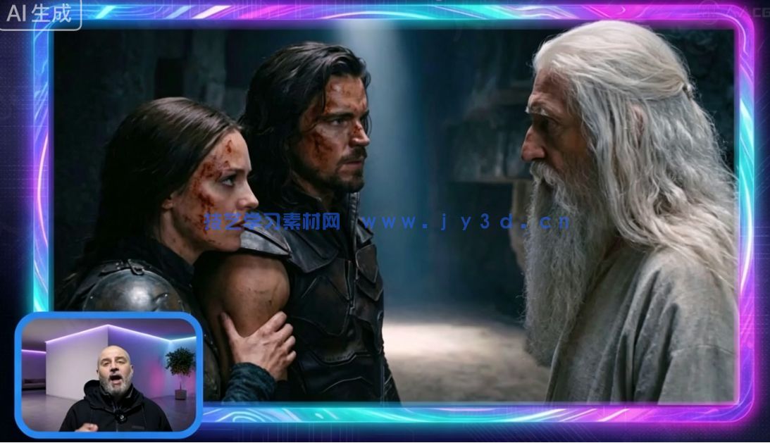 【中文字幕】国外大神电影级AI短片系统化训练视频教程(图3)