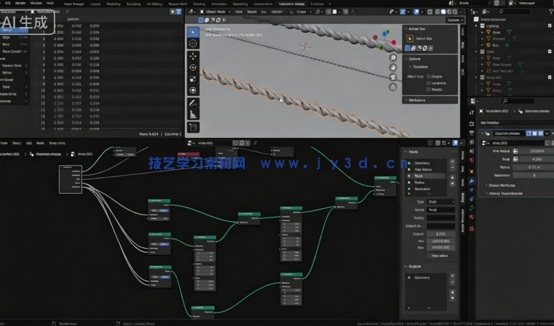 【中文字幕】Blender 20个实战项目零基础建模实例训练视频教程(图5)