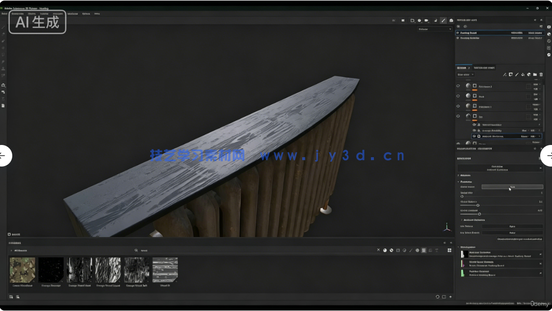 【中文字幕】《生化危机9》昏暗走廊游戏环境场景制作实战训练视(图11)