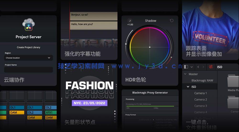 达芬奇调色DaVinci Resolve 18.5b中文版安装包 全新 AI 工具（Win/Mac）(图3)