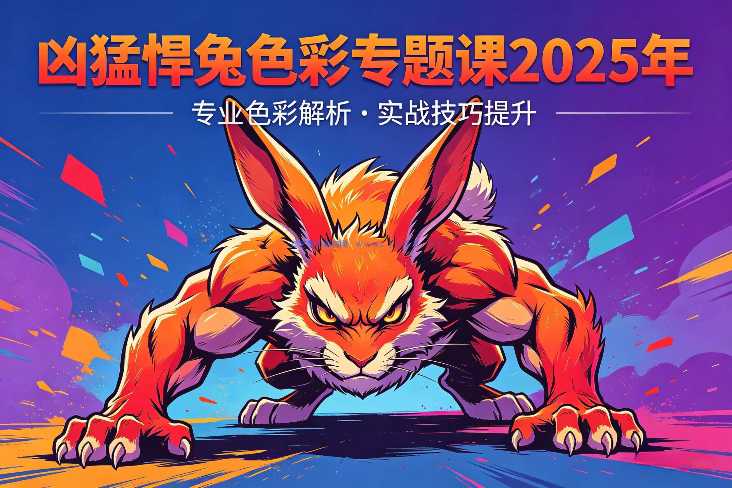 凶猛悍兔色彩专题课2025年