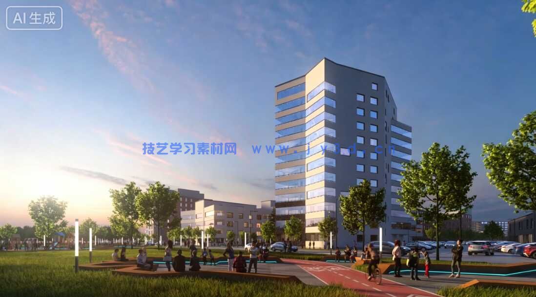 Cityscape Pro城市环境可视化自动布局3dsmax插件V2.1.4学习版(图5)