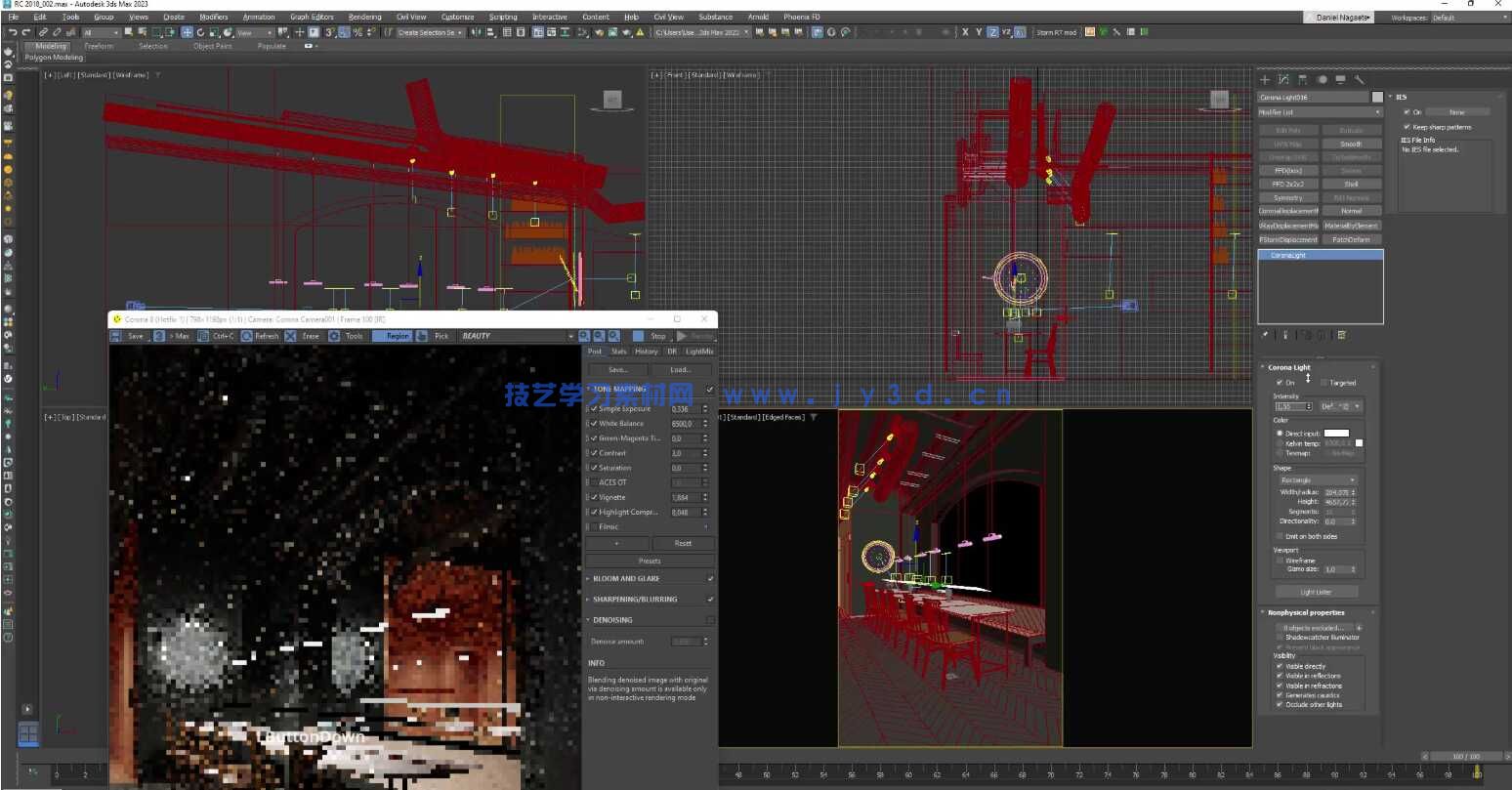 RenderCamp出品3dsmax室内外建筑场景可视化渲染大师级视频教(图18) RenderCamp出品3dsmax室内外建筑场景可视化渲染大师级视频教程(图19)