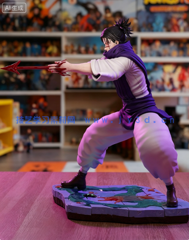 胀相Choso《咒术回战》动漫角色雕刻手办3D打印模型(图6)