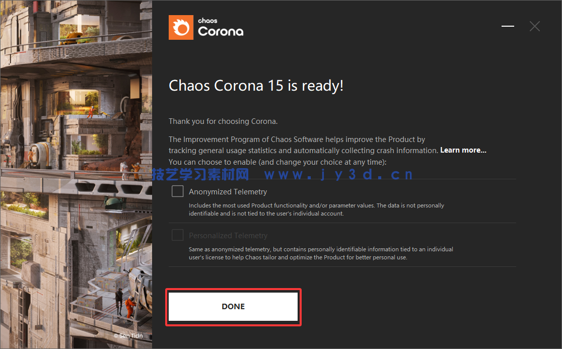 Corona Renderer V15版 超写实照片级渲染器+材质库3dsmax汉化版插件(图12)
