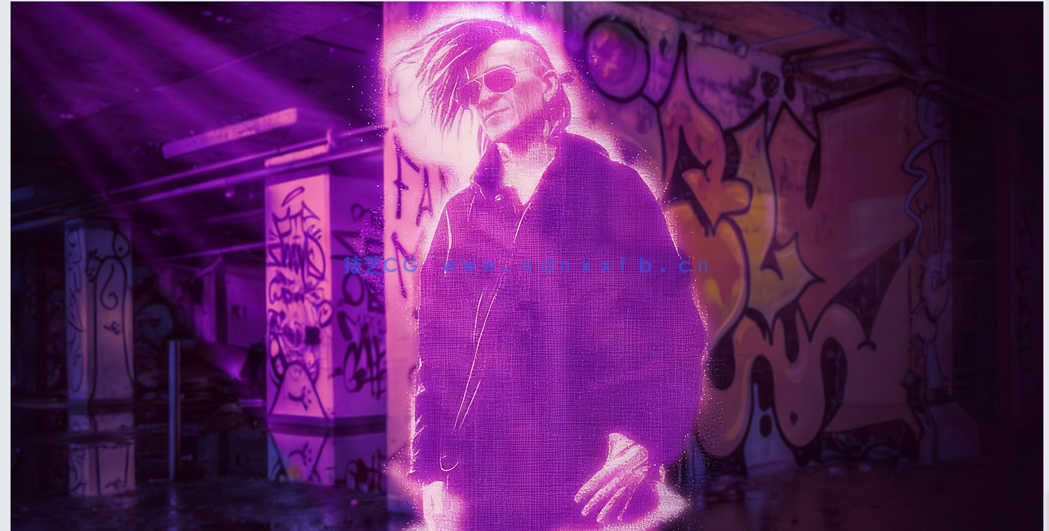 赛博朋克风格艺术字体特效PS平面素材合集(图7)